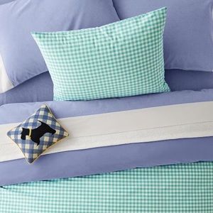 NWT Pottery Barn Teen Chambray Cuff Sheet Set